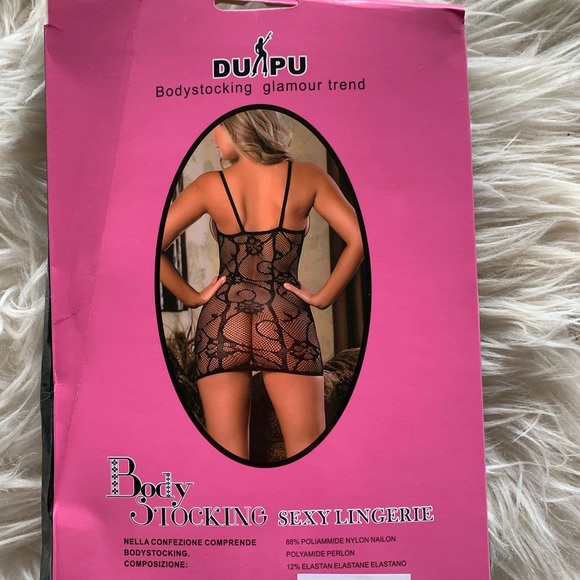 Candice Fishnet Chemise - Picture 3 of 4